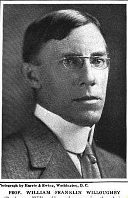 William Franklin Willoughby (1867–1960)