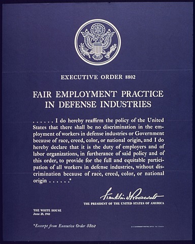 EXECUTIVE ORDER 8802 (FDR)