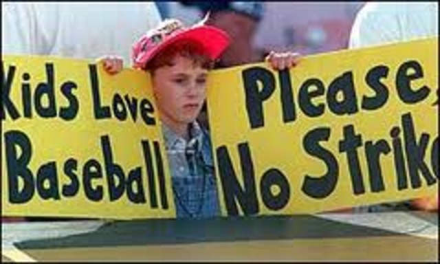 Major League Baseball Strike