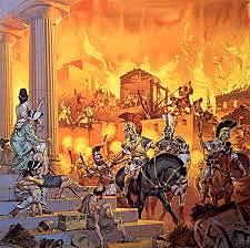 Campañas al Danubio y a Grecia. Destrucción de Tebas.