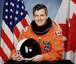 Marc Garneau en espace
