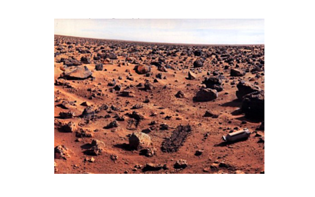 Primera foto desde la superficie de Marte