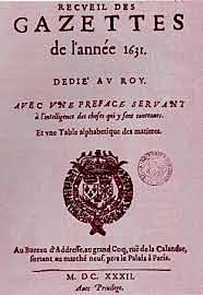 Aparece La Gazette de Reunaudot