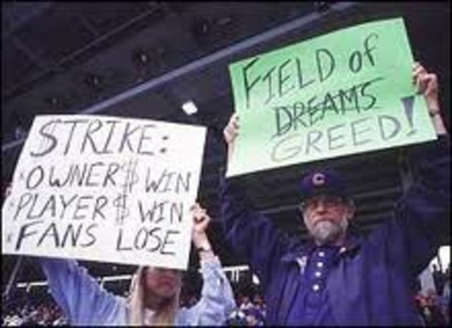 Major League Baseball Strike