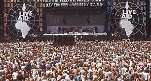 El concierto Live Aid