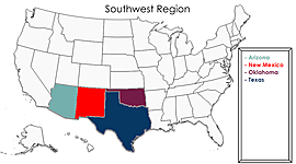Timeline: Southwest Region