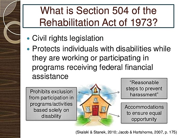 Section 504 of the Rehabilitation Act of 1973