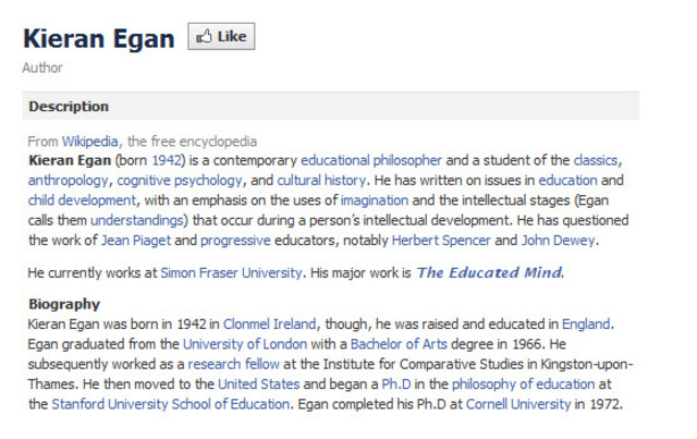 Egan Facebook Page!