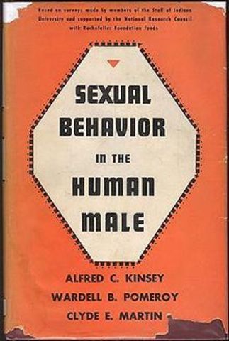 Sexual Behavior in the Human Male, Sexual Behavior in the Human Female (1948) by Dr. Alfred Kinsey
