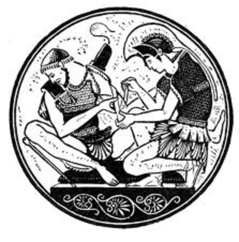 Fight Between Achilles and Agamemnon