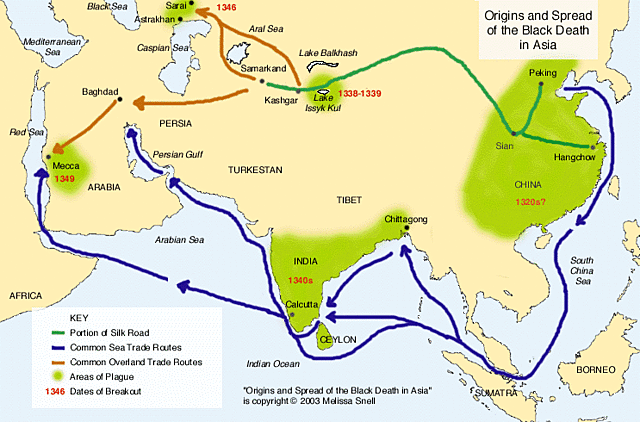 Plague Arrives In Europe