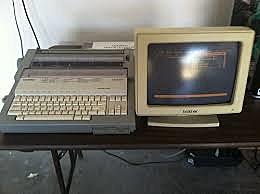 Received a word processor for Christmas