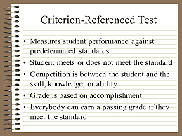 Criterion-Referenced Testing