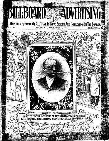 Billboards es el primer registro que se tiene de cartelera de renta