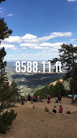Hiked Pike's Peak in Colorado