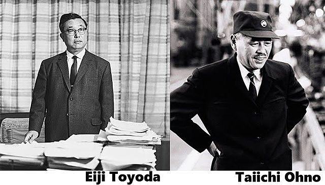Instituto de Ingenieros Industriales. Eiji Toyoda y Taichi Ohno