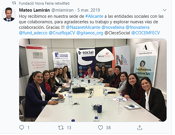 El Trabajo en red Es lo Nuestro. Sesión de entidades Colaboradoras de Clece Social