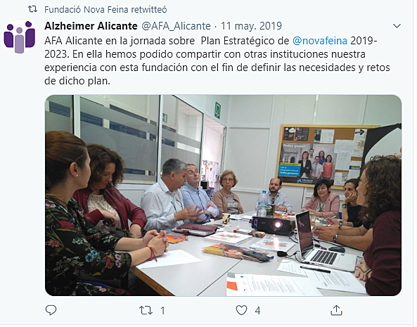 Sesión con 3os/as Plan estratégico Novafeina