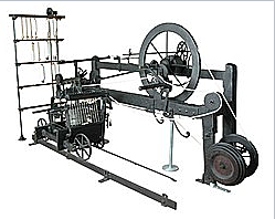 (HILADORA INTERMITENTE ) CROMPTÓN 1 Revolución Industrial ( Industria Textil)