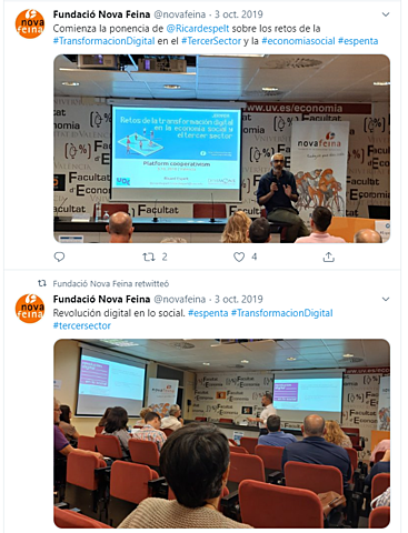 Jornada Transformación Digital en el Tercer Sector Novafeina