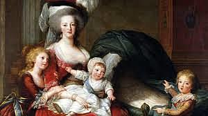 Louis XVI and Marie Antoinette have their first child