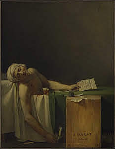 The murder of Marat