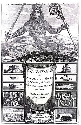 The publication of the Leviathan by Hobbes