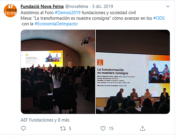 Foro DEMOS Fundaciones y Sociedad Civil