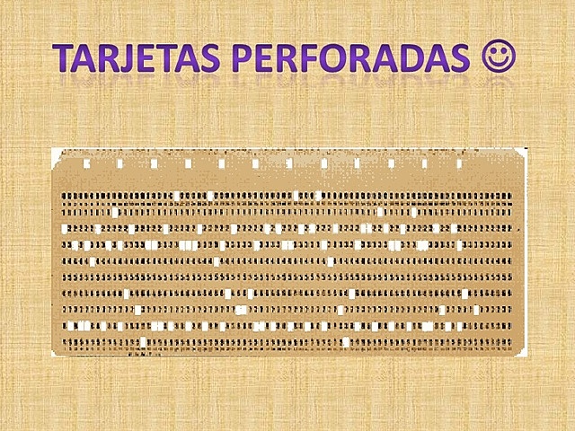 TARJETAS PERFORADAS