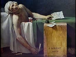 The murder of Marat