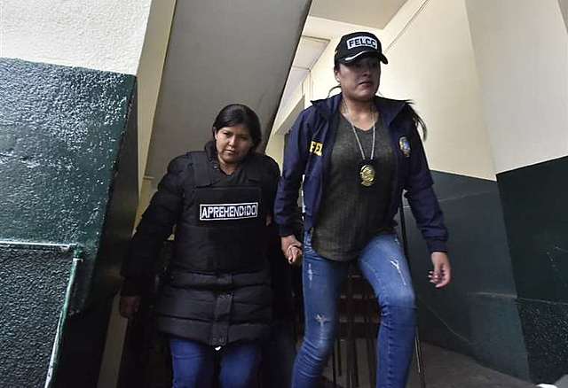 Elba Terán es enviada con detención preventiva a Palmasola