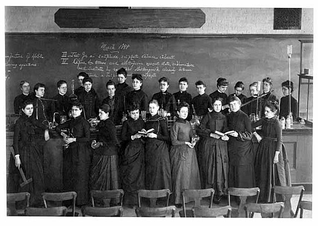 Ellen H. Swallow Richards helped establish the Womans Laboratory at MIT.