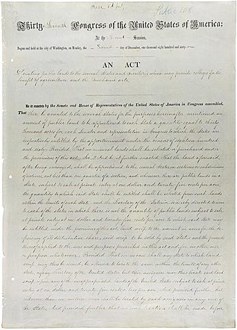 Morrill Act 1862