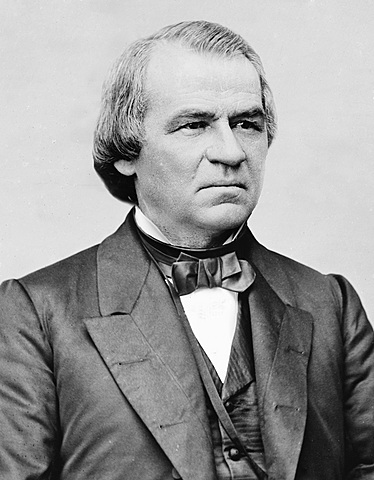 Andrew Johnson becomes President