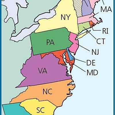 Timeline: The 13 Colonies