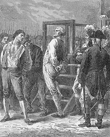 La muerte de Robespierre