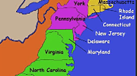 Timeline: Timeline of the 13 Colonies