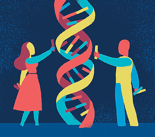 Separación de la genética de la biología