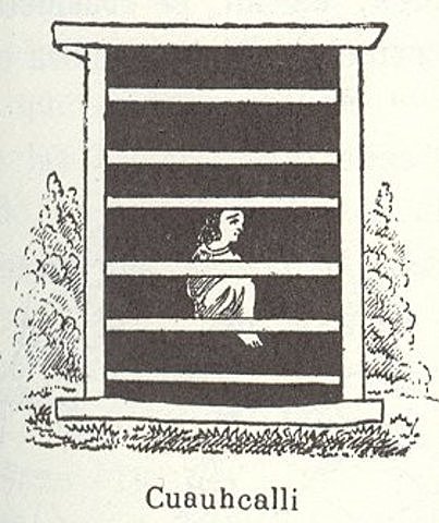 PRISIONES ÉPOCA PREHISPÁNICA  (DURANTE SEÑORÍOS DE MÉXICO- TENOCHTITLÁN, TEXCOCO Y TLACOPAN O TACUBA).