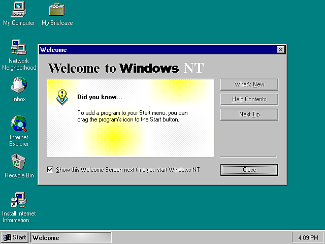 Windows NT 4.0