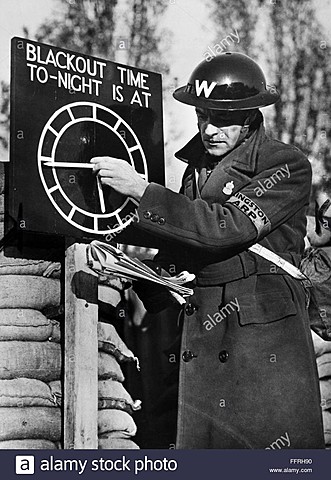 My grandmother's response (air raid warden)