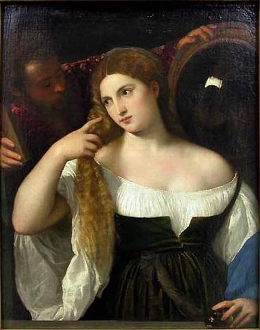 Mujer ante el espejo (Tiziano)
