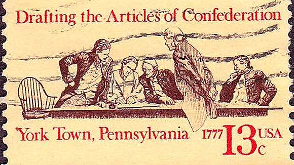 The Articles of Confederation was approved