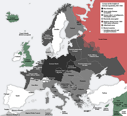Nazi Control of Western Europe