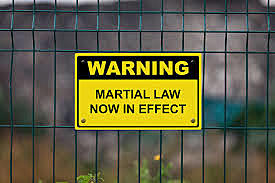 The Dutch government issues martial law