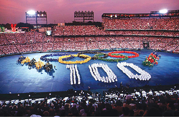 First time working at the Olympics - Atlanta