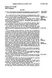 Vocational Amendments of 1976