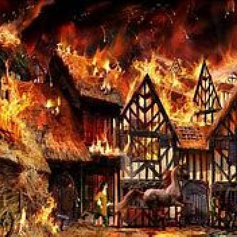 Attempts to stop the spread of fire (4:00 a.m.)