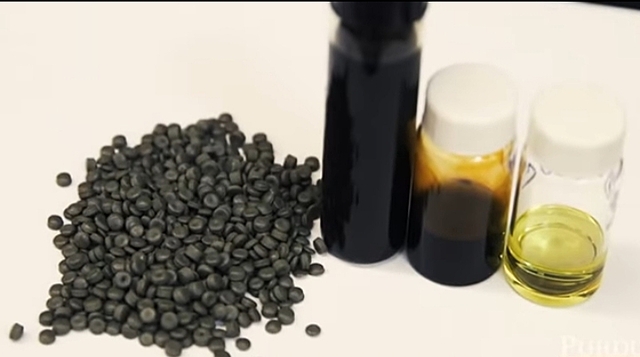 Plastico a conbustible.