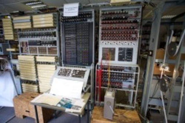 The Colossus, a code- break machine, was developed by Alan Turing
